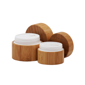 Öko -freundliche Bambus -Kosmetikcreme -Jar -Verpackung